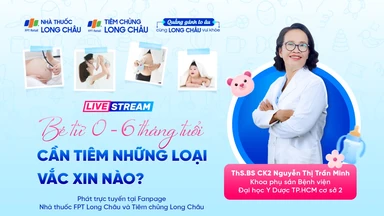 Bé sơ sinh từ 0 - 6 tháng cần tiêm những loại vắc xin nào?