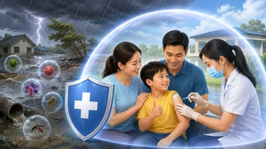 Chú ý: Tiêm vắc xin bảo vệ sức khỏe mùa mưa bão sắp đến
