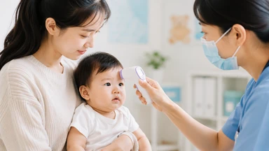 Nhiệt độ cơ thể bé khi tiêm phòng bao nhiêu là an toàn?