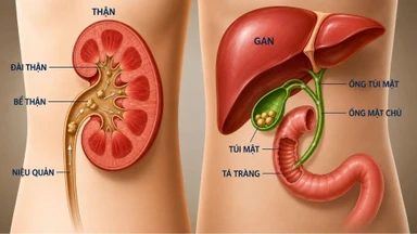 Sỏi mật khác sỏi thận như thế nào? Dấu hiệu nhận biết và cách phòng ngừa