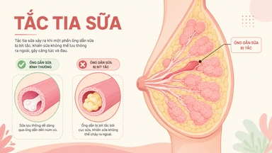 Tắc tia sữa phải làm sao? Cách xử lý nhanh tại nhà