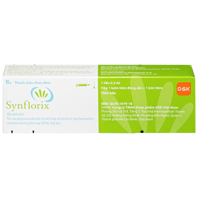 Vắc xin Synflorix Inj 0.5ml 2