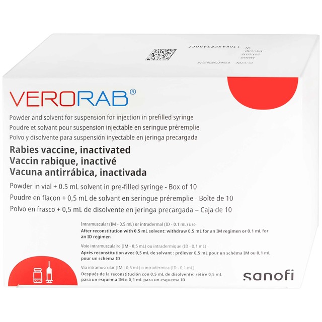 Vắc xin Verorab 0.5ml 1