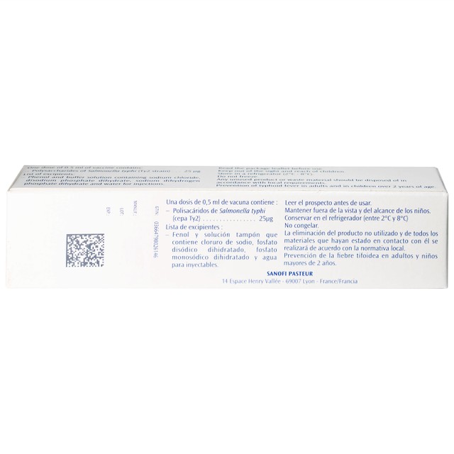 Vắc xin Typhim vi 25mcg 3