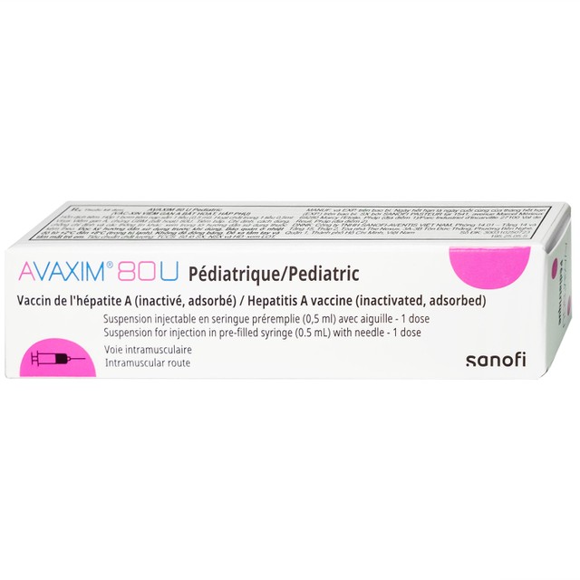 Vắc xin Avaxim 80u pediatric 1