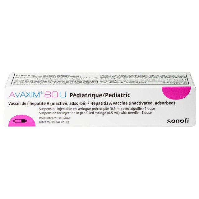 Vắc xin Avaxim 80u pediatric 2