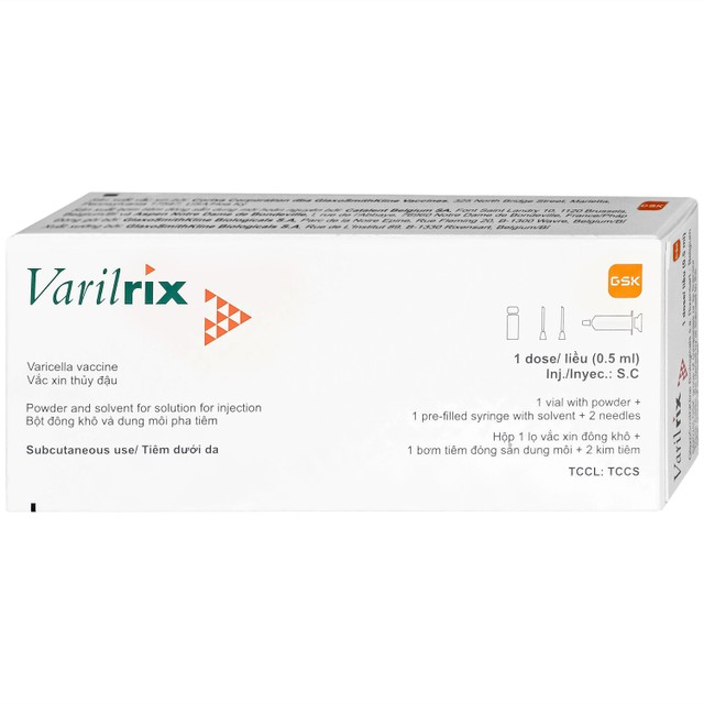 Vắc xin Varilrix 0.5ml 1