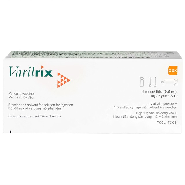 Vắc xin Varilrix 0.5ml 2