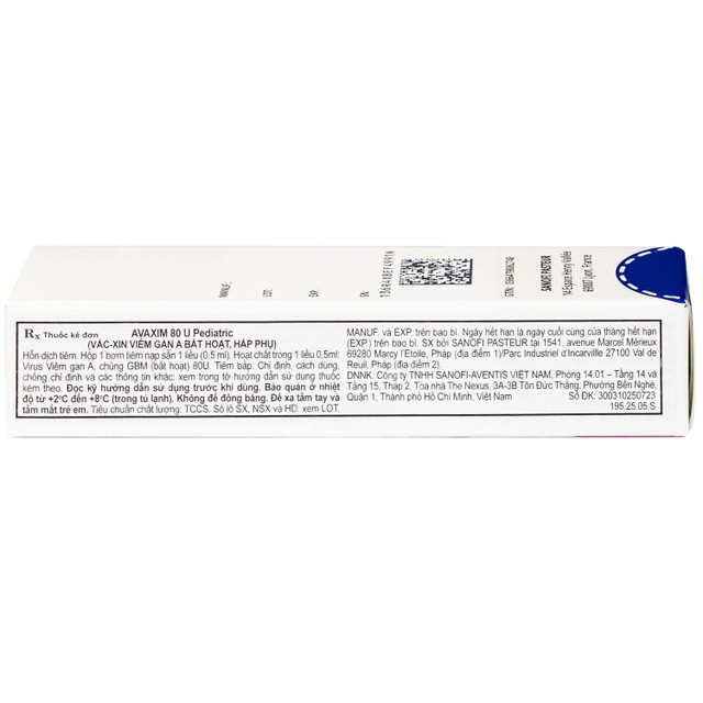 Vắc xin Avaxim 80u pediatric 5