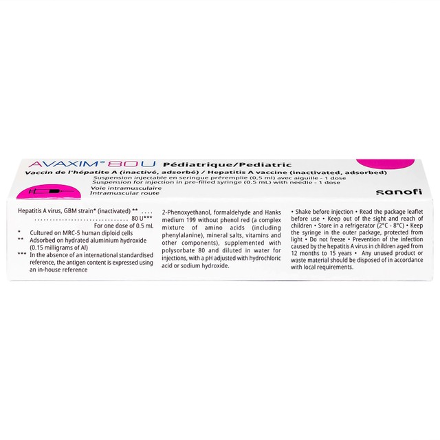 Vắc xin Avaxim 80u pediatric 3