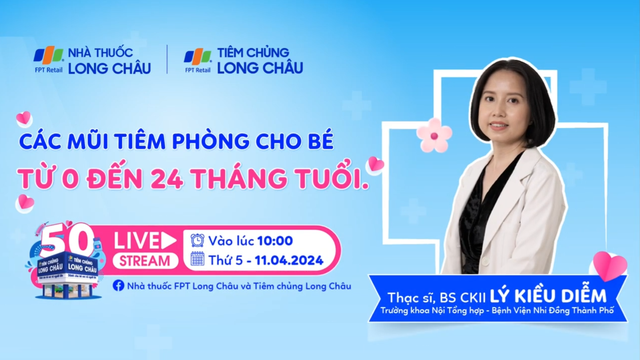 Những mũi vắc xin nào cho trẻ từ 0 - 24 tháng tuổi?