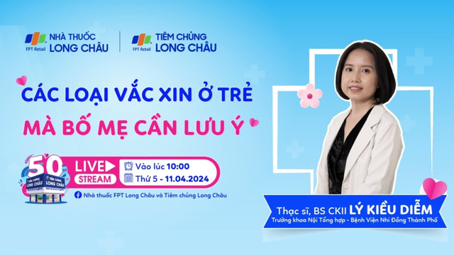 Các loại vắc xin ở trẻ mà bố mẹ cần lưu ý