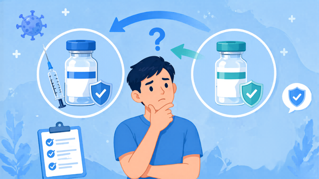 Có thể đổi các loại vắc xin có cùng thành phần giữa chừng không?