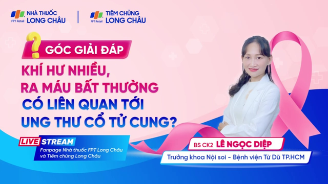 Khí hư nhiều, ra máu bất thường liệu có bị ung thư cổ tử cung?