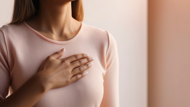 Trong ngực có cục cứng không đau là gì? Những điều cần lưu ý