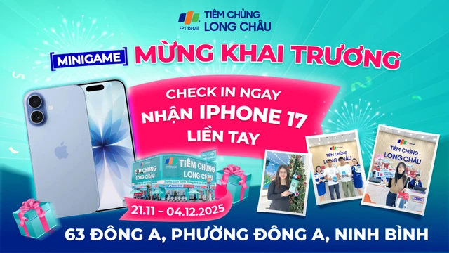 THỂ LỆ THAM GIA MINIGAME “CHECK-IN NGAY – NHẬN IPHONE 17 LIỀN TAY”