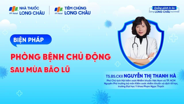 Biện pháp chủ động phòng bệnh sau mùa lũ