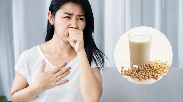 Người đang bị ho uống sữa đậu nành được không?