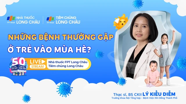 Những căn bệnh mùa hè thường gặp ở trẻ