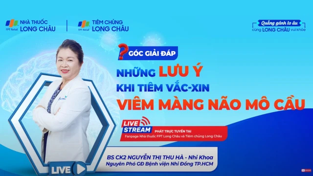 Những lưu ý khi tiêm vắc xin phòng viêm màng não mô cầu