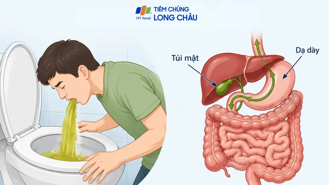 Nôn ra dịch mật: Nguyên nhân, dấu hiệu và cách xử lý an toàn
