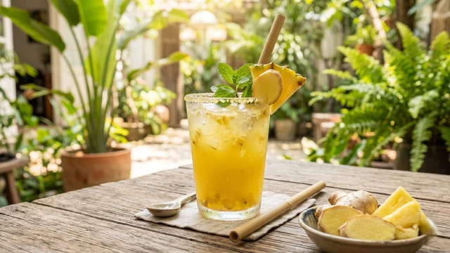 Uống nước dứa với gừng có tác dụng gì? Lợi ích và lưu ý cần biết