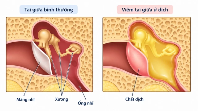 Viêm tai giữa ứ dịch là gì? Dấu hiệu, nguyên nhân và cách điều trị