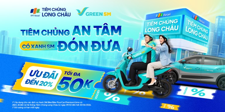 💉 TIÊM CHỦNG THẢ GA – XANH SM ĐƯA ĐÓN TẬN NƠI!