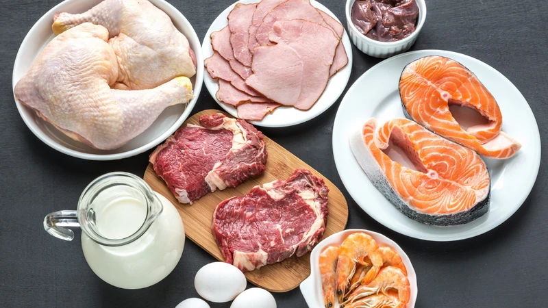 Nhóm protein nguồn động vật như thịt gia cầm, cá, hải sản phù hợp cho người muốn tăng cơ