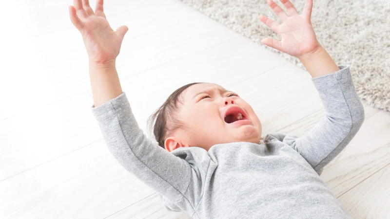 Trẻ có thể gào khóc khi không được đáp ứng thứ mình muốn