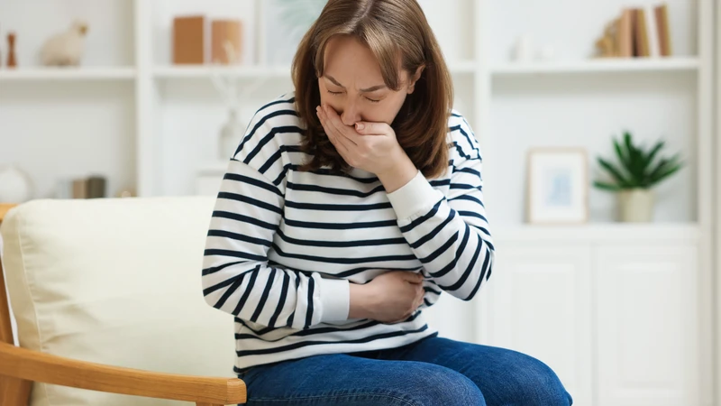 Hãy ngưng uống trà hoa cúc nếu bạn cảm thấy buồn nôn, nôn ngay sau đó