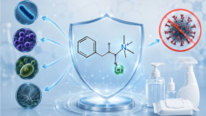 Benzalkonium chloride được sử dụng chủ yếu nhờ khả năng kiểm soát sự phát triển của vi sinh vật