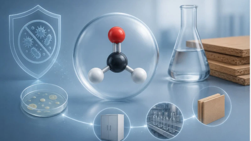Formaldehyde được sử dụng nhờ khả năng kiểm soát sự phát triển của vi sinh vật