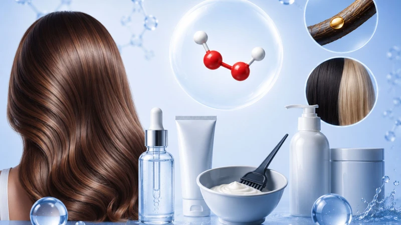 Hydrogen peroxide được sử dụng trong một số sản phẩm liên quan đến tóc