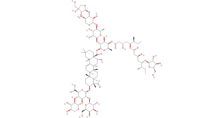 Công thức hóa học của QS-21 saponin