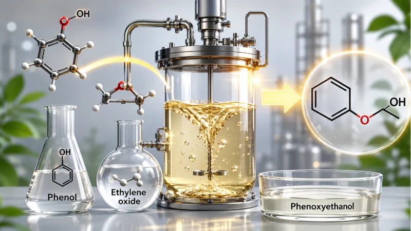 Phenoxyethanol chủ yếu được sản xuất bằng phương pháp tổng hợp hóa học trong công nghiệp