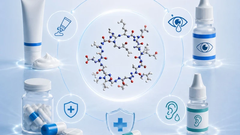Polymyxin B Sulfate được bào chế dưới nhiều dạng như thuốc bôi, thuốc nhỏ mắt, nhỏ tai hoặc phối hợp với các kháng sinh khác