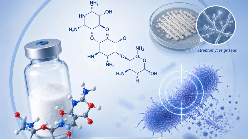 Streptomycin là kháng sinh thuộc nhóm aminoglycoside, có tác dụng diệt khuẩn và được dùng để điều trị các bệnh nhiễm khuẩn do vi khuẩn nhạy cảm gây ra