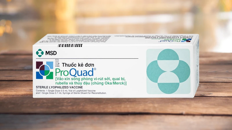 ProQuad là vắc xin phối hợp sởi, quai bị, rubella và thủy đậu