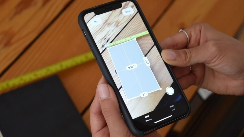 Đo chiều cao bằng app khá nhanh chóng