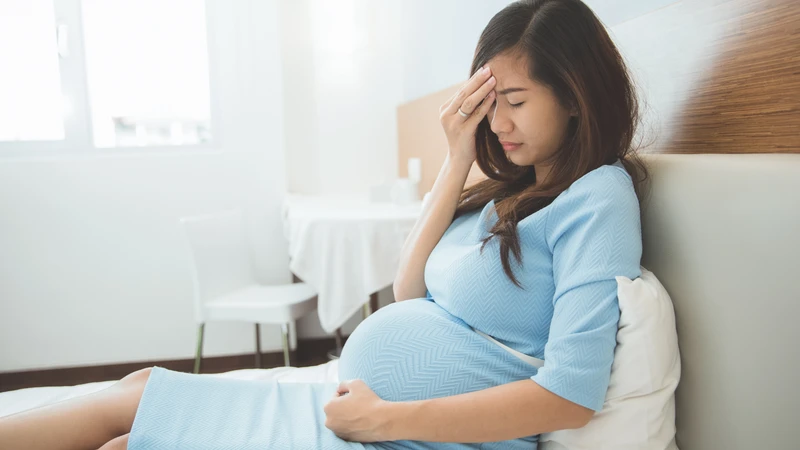 Bà bầu ăn rau tần ô sẽ giúp giảm triệu chứng đau đầu và căng thẳng