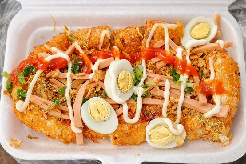 Bánh mì nướng muối ớt bao nhiêu calo