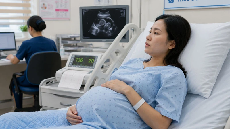 Mẹ bầu sẽ phải nhập viện theo dõi nội trú nếu tình trạng bánh nhau dày diễn tiến nặng