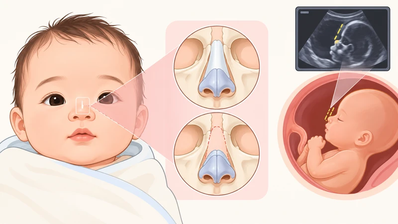 Bất sản xương mũi là dấu hiệu có thể được phát hiện qua siêu âm thai