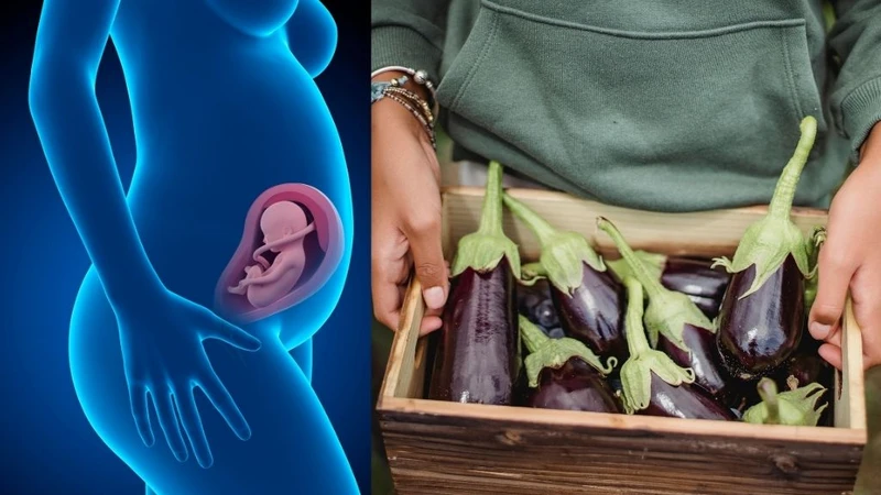Bầu 3 tháng đầu ăn cà tím được không? Lưu ý gì khi ăn? 2