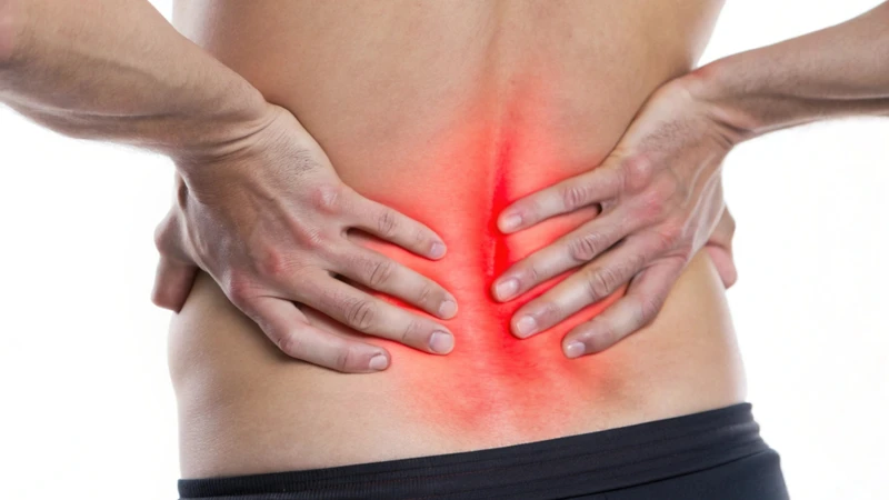 Đau vùng thắt lưng là triệu chứng chính, có thể đau âm ỉ, nhói, hoặc lan tỏa