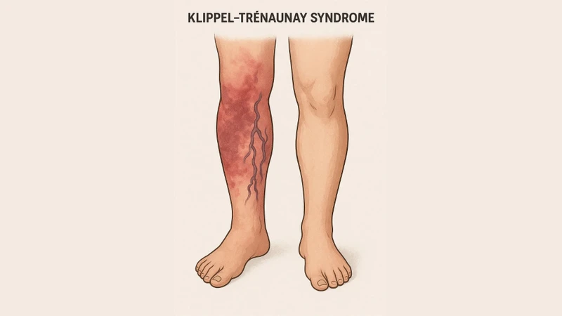 Vết bớt rượu vang là triệu chứng đặc trưng của hội chứng Klippel-Trenaunay