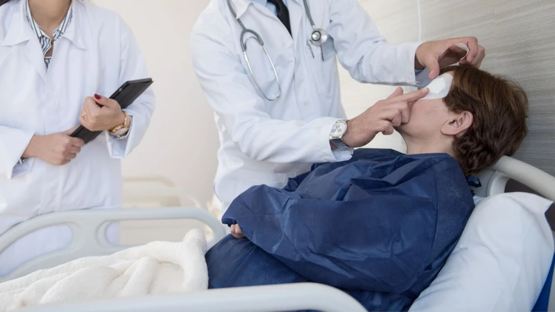 Người bị gãy xương hốc mắt hoặc tổn thương vùng mặt cần thực hiện đúng hướng dẫn của bác sĩ