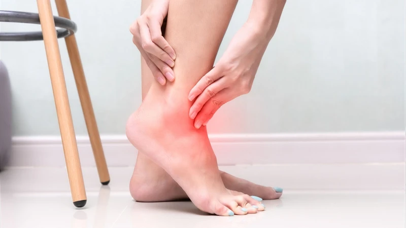 Người bệnh có thể cảm thấy đau ở vùng cổ chân phía trong, gót chân, gan bàn chân...