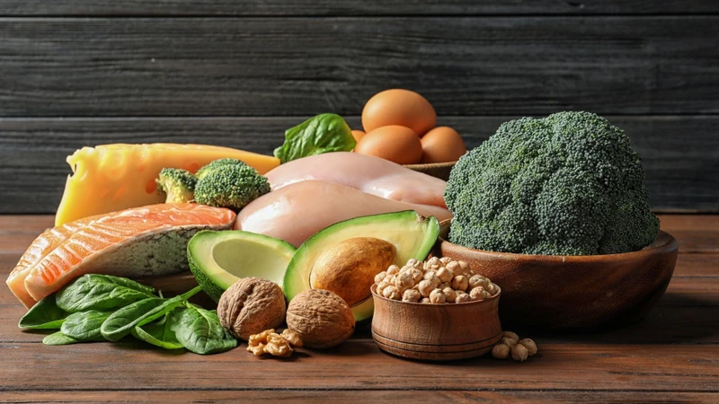 Lựa chọn đa dạng rau, trái cây, ngũ cốc nguyên hạt và nguồn protein phù hợp nhằm đáp ứng nhu cầu dinh dưỡng chung